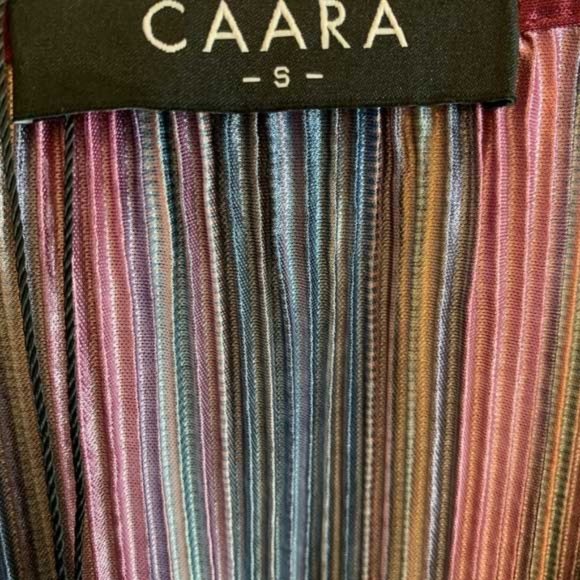 CAARA Gillian Pleated, Surplice Neck Midi-NWT - Picture 4 of 4